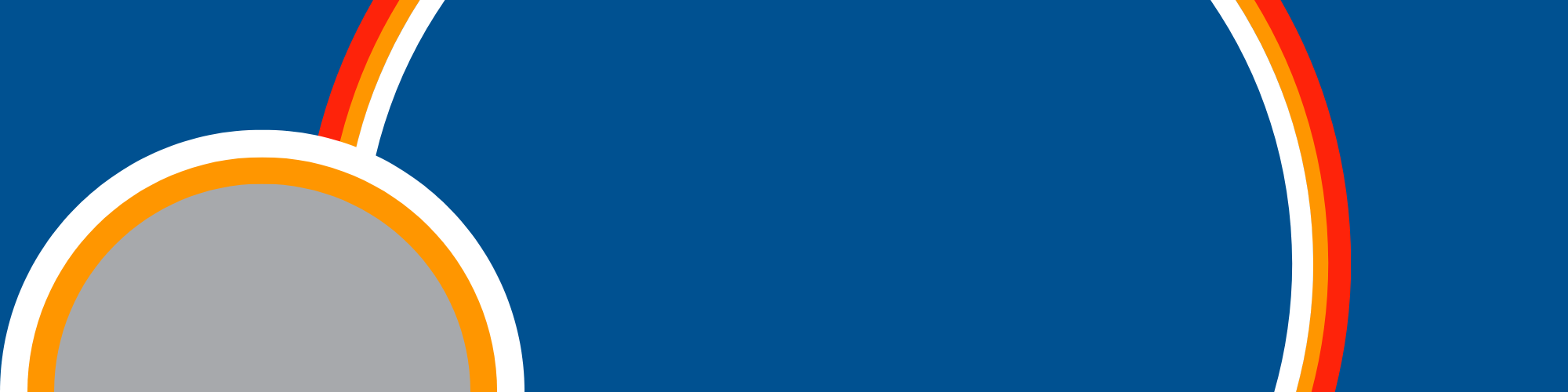 Blue background with circles